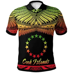 Cook Islands Polynesian Polo Shirt - Poly Tattoo Reggae Version