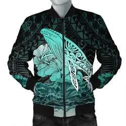 Alohawaii Jacket - Hawaii Hibiscus Wale Polynesian Bomber Jacket - AH - J5R