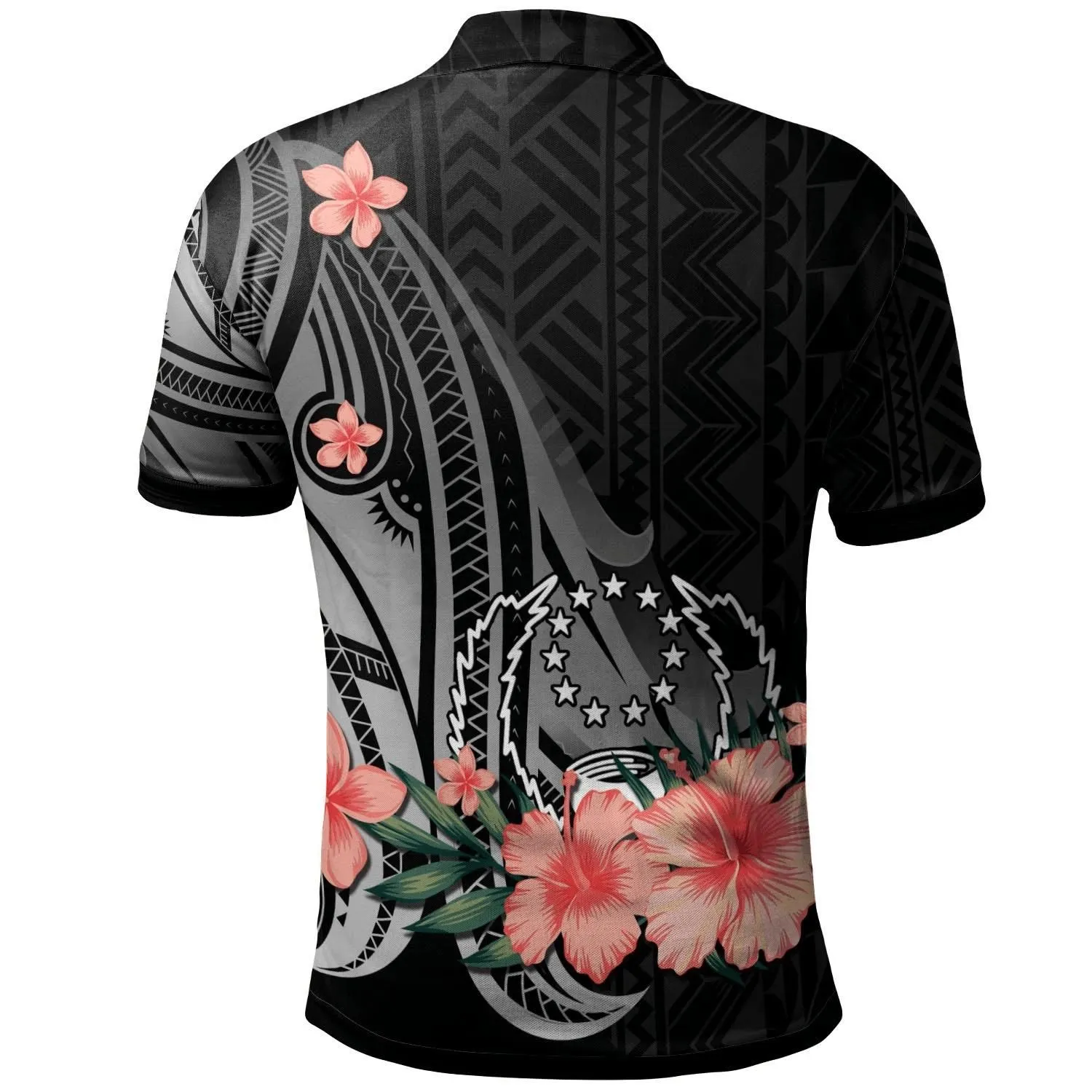 Polynesian Pride Polo Shirt - Pohnpei Polo Shirt Polynesian Hibiscus Pattern Style