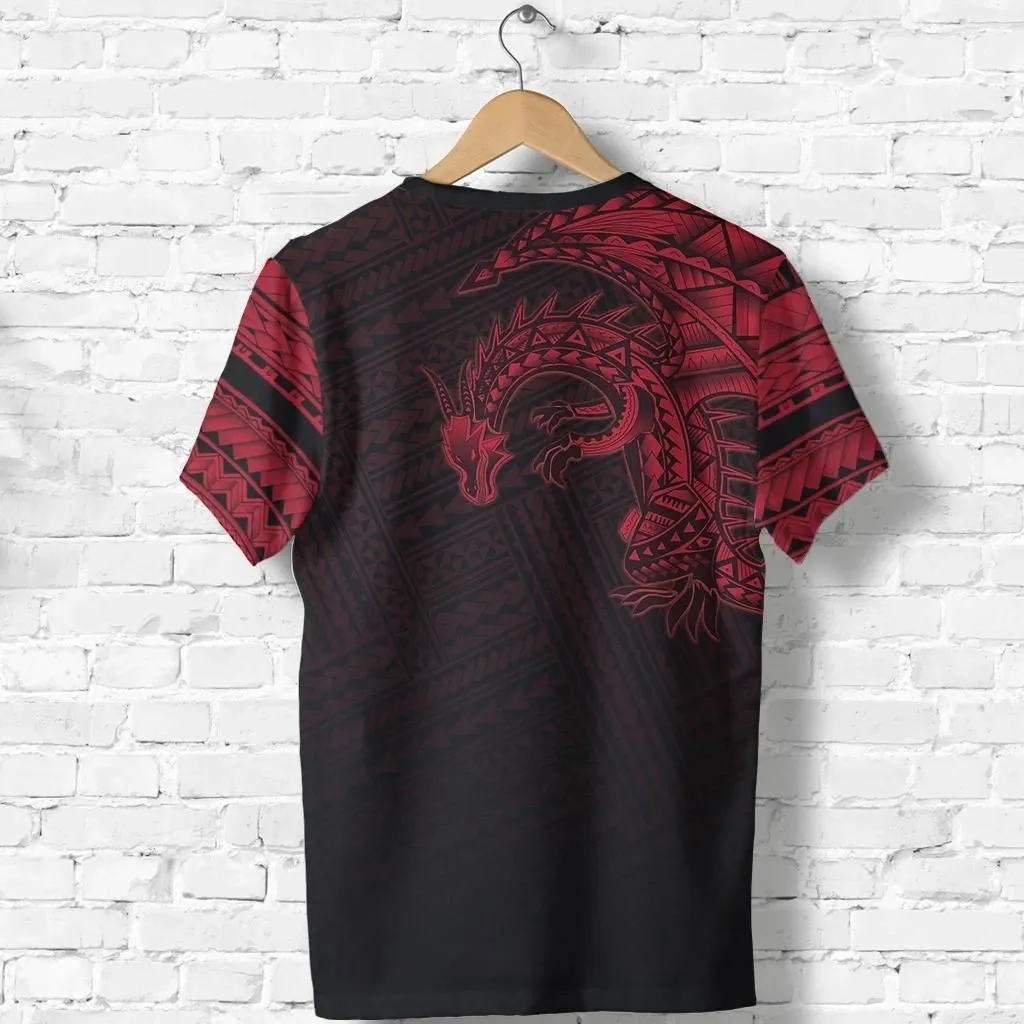 Alohawaii T-Shirt - Tee Samoa Samoan Dragon Polynesian Tattoo TH5