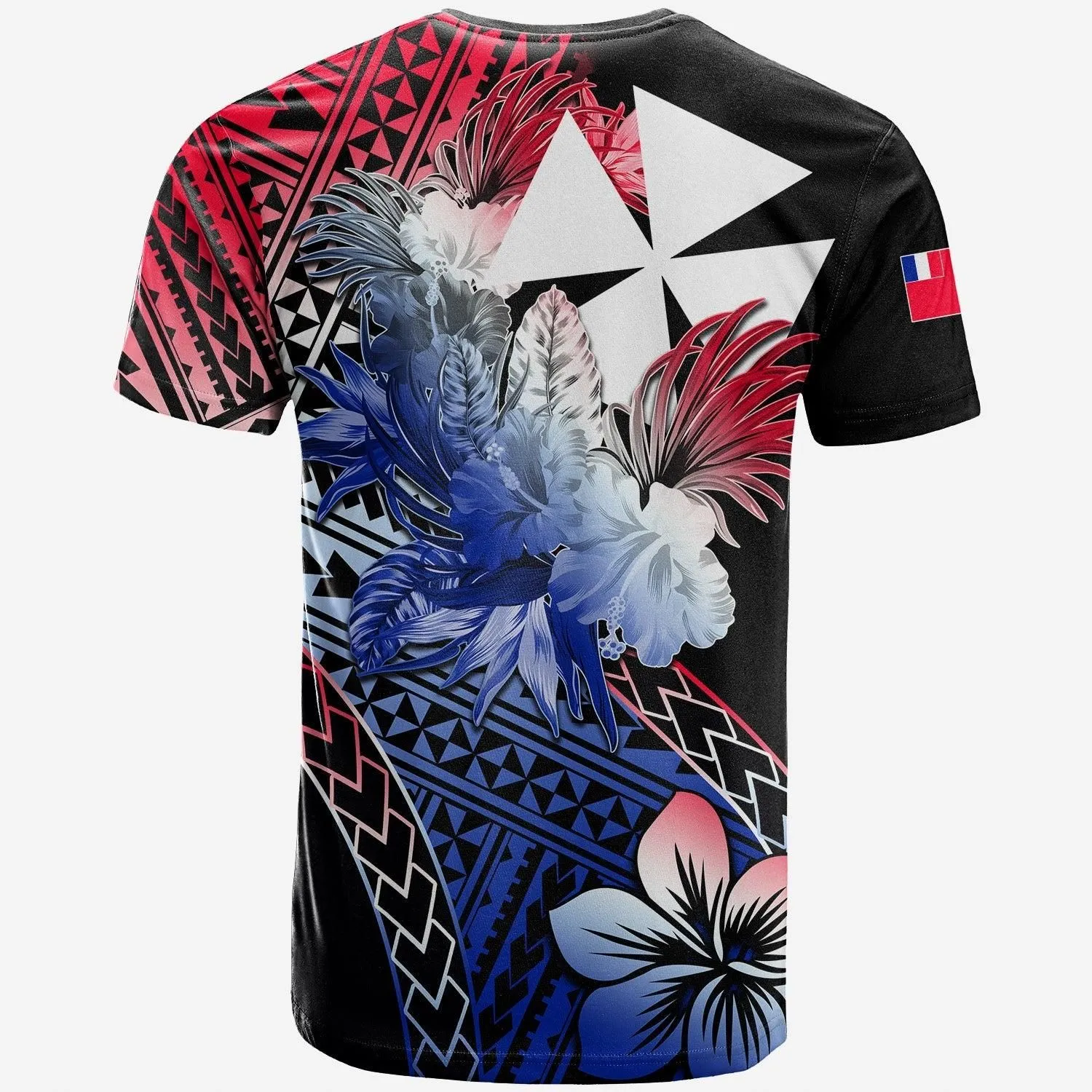 Wallis and Futuna T Shirt Hibiscus  LT6