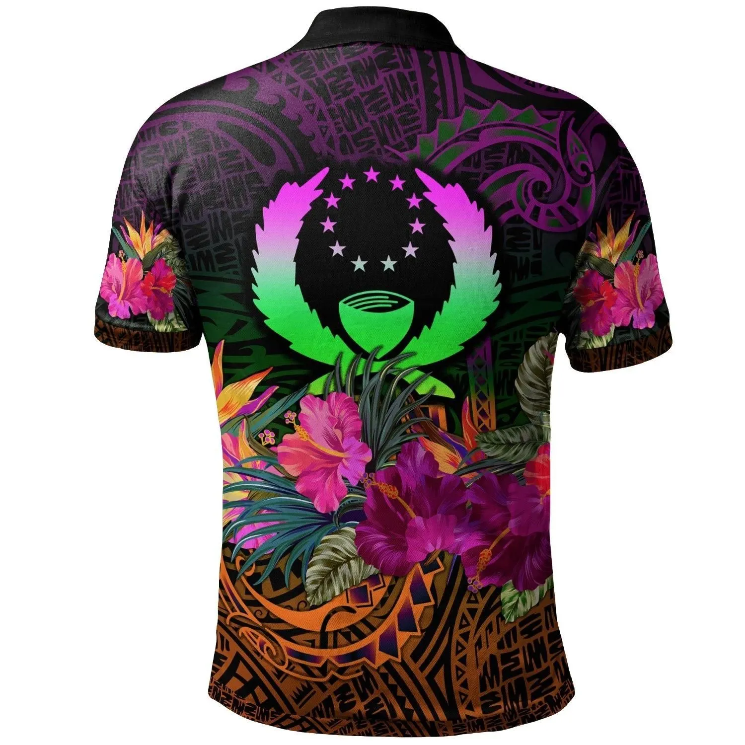 Pohnpei Polo - Summer Hibiscus - BN15