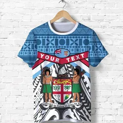 (Custom Personalised) Fiji Rugby T Shirt Tapa Cloth