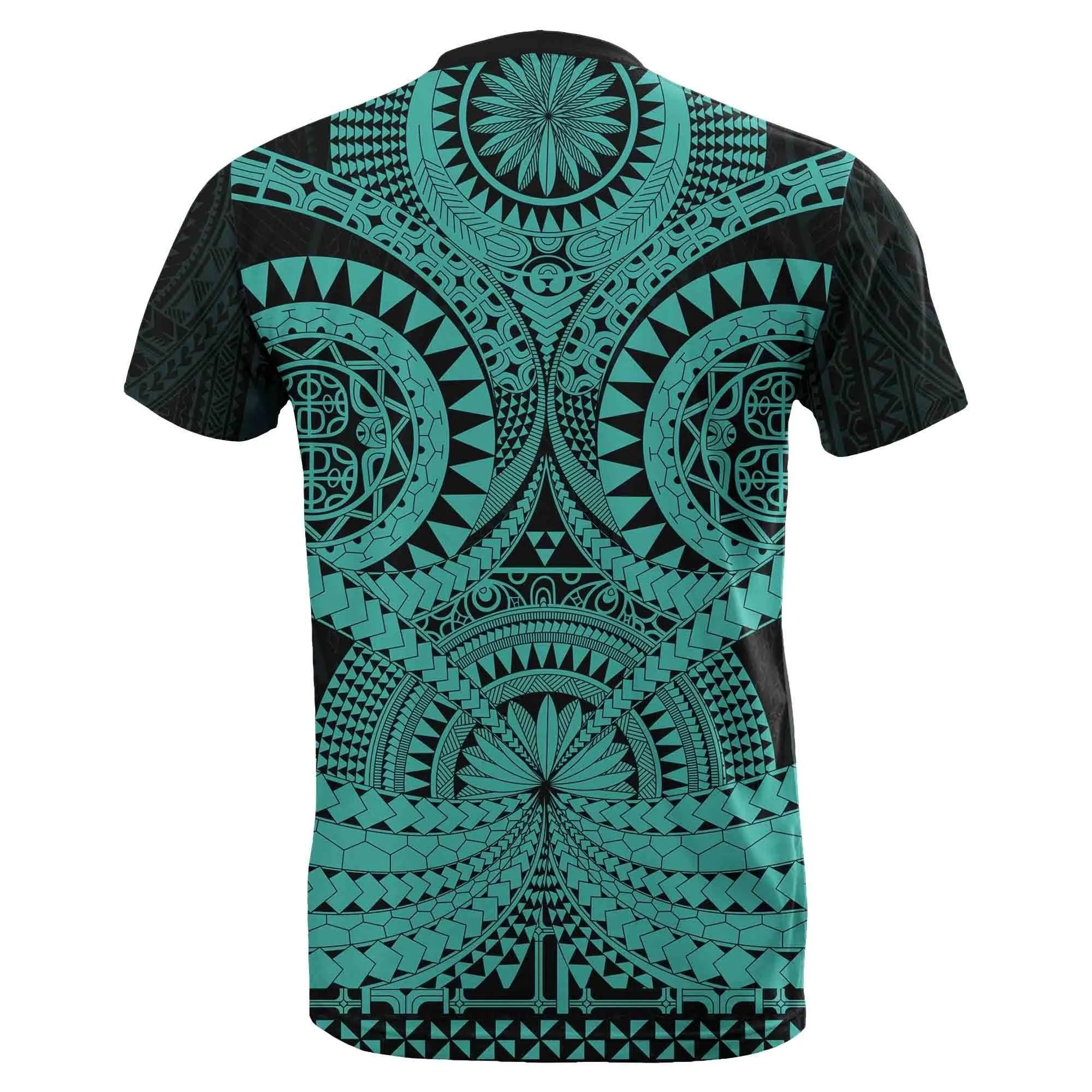 Polynesian Tattoo T shirt Turquoise 2