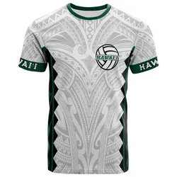 Hawaii Custom Personalised T-Shirt - Hawaii Women Volleyball Team Supporter Polynesian Tattoo