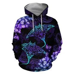 Alohawaii Hoodie - Beautiful Ray Hibiscus Polynesian Hoodie - AH - J4