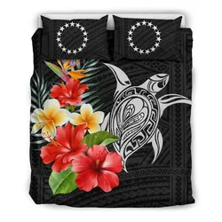 Polynesian Cook Island Polynesia Hibiscus And Plumeria A Bedding Set Camline