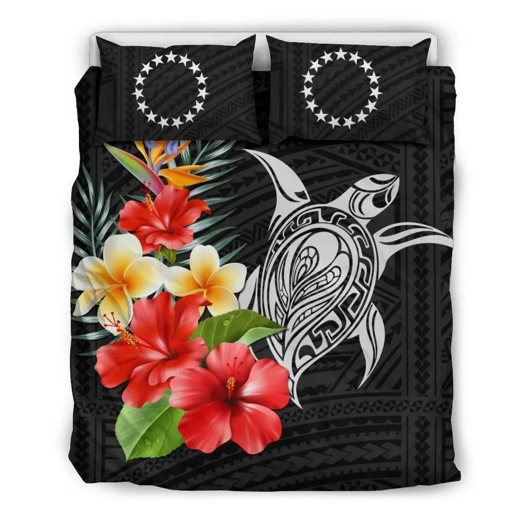 Polynesian Cook Island Polynesia Hibiscus And Plumeria A Bedding Set Camline