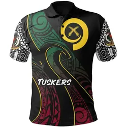 Vibe Hoodie (Custom) Vanuatu Rugby Polo Shirt Tuskers - RLT20