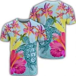 Alohawaii Tee - Hawaii Sea Turtle Hibiscus Kanaka T-shirt AH - J4R