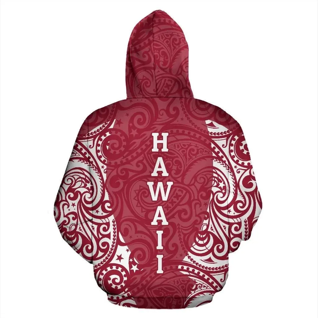 Alohawaii Clothing - Hoodie Hawaii Kanaka Maoli Flag Polynesian Tattoo All Over Print Th72
