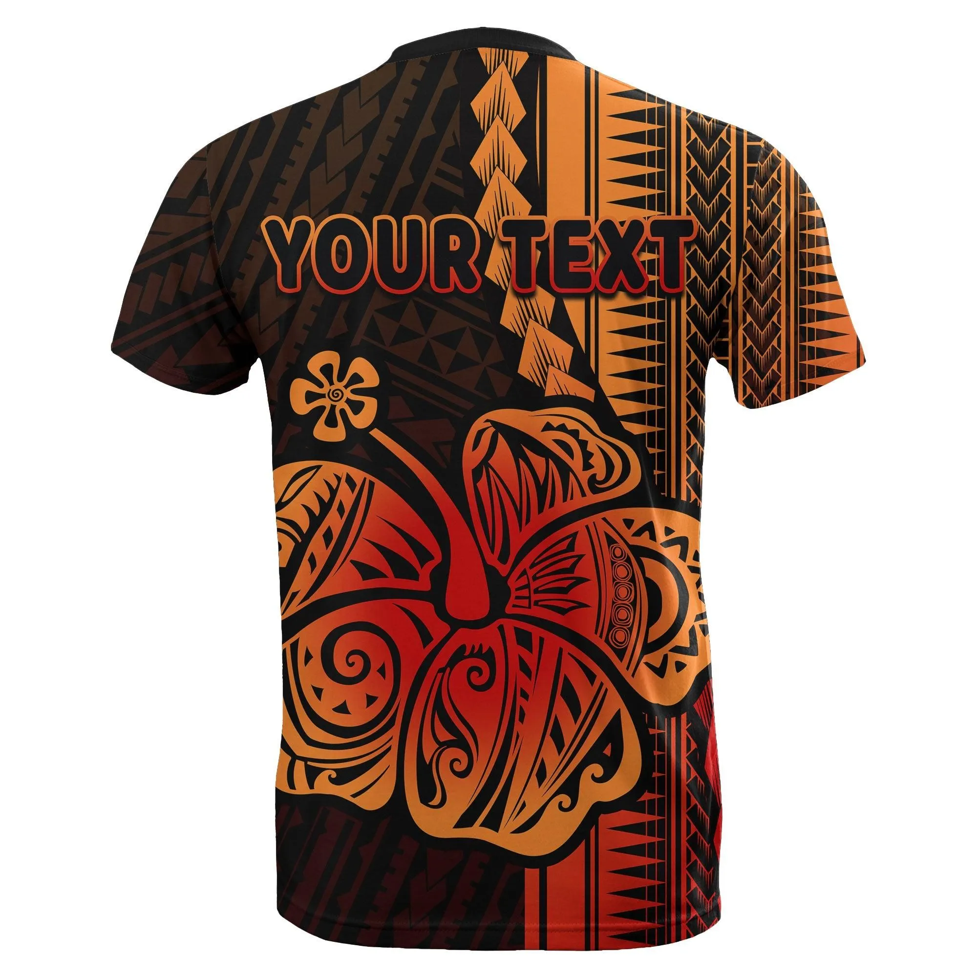 (Custom Personalised)Polynesian Hibiscus T Shirt Hawaiian Style No.1 LT6