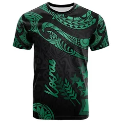 Kosrae Micronesia T-Shirt - Poly Tattoo Green Version