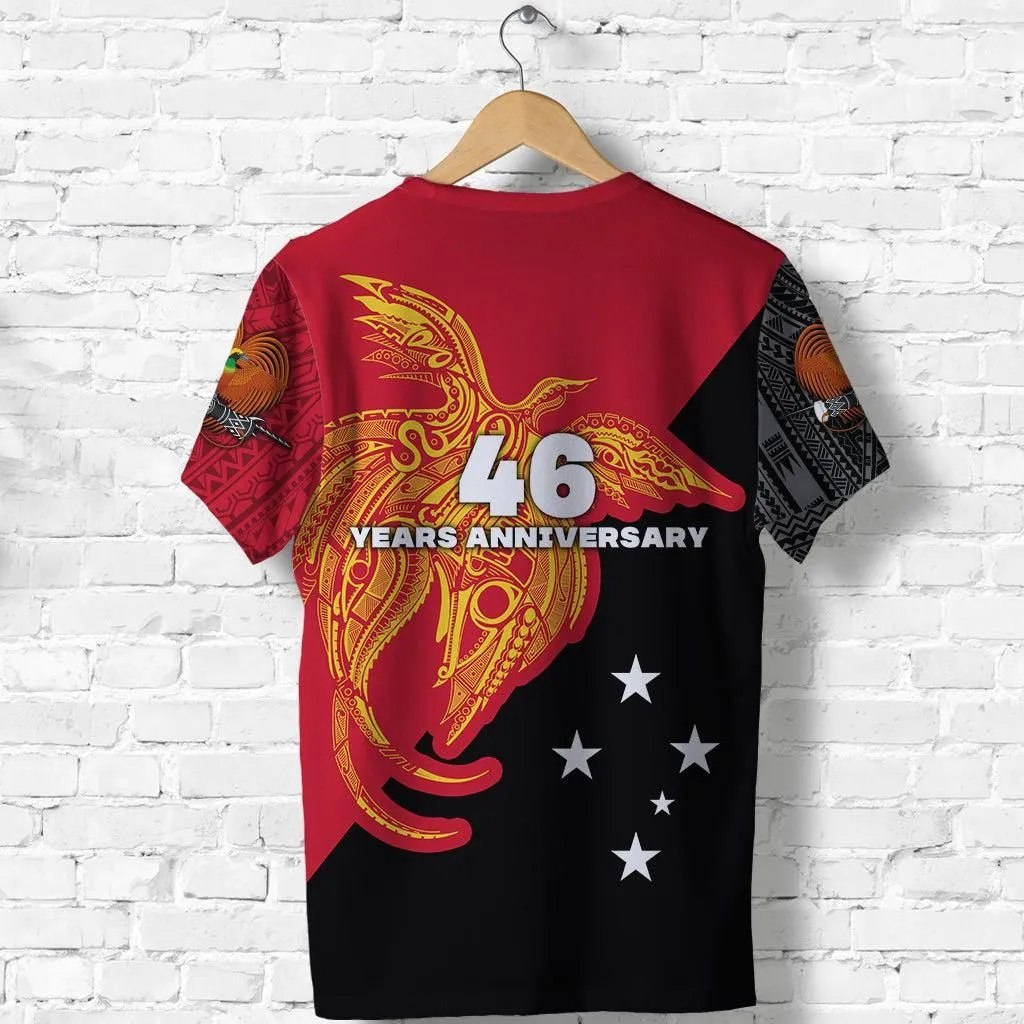 Papua New Guinea T Shirt Independence Day Flag Style LT16