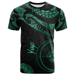 Yap Micronesia T-Shirt - Poly Tattoo Green Version