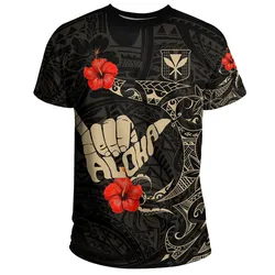 Kanaka Maoli Hawaiian T Shirt - Hibiscus Tattoo