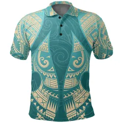 Polynesian Pride Polo Shirt - New Zealand Maori Polo Shirt, Hei Matau Tattoo Golf Shirt