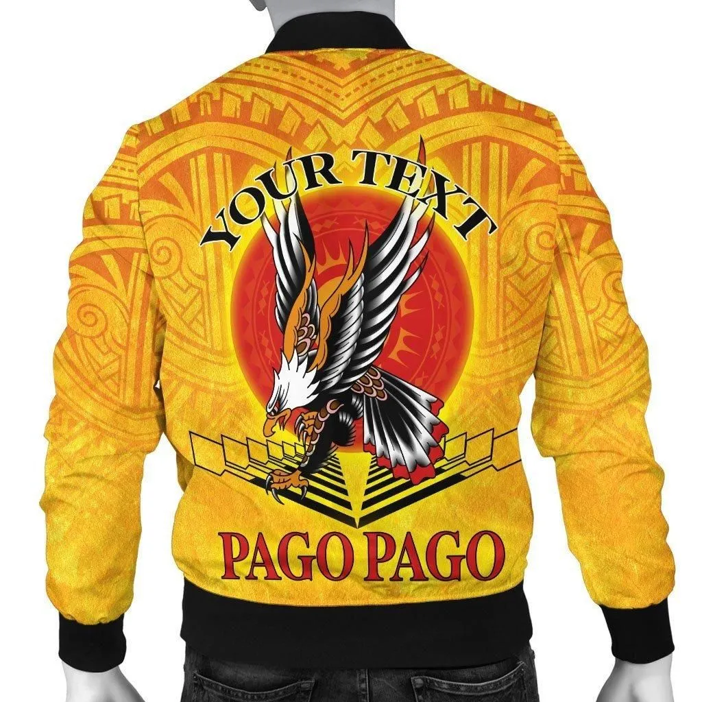 American Samoa Custom Personalised Bomber Jacket - Pago Pago Aeto (Ver 2)