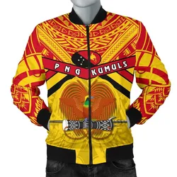 Papua New Guinea Rugby Men Bomber Jacket PNG - The Kumuls