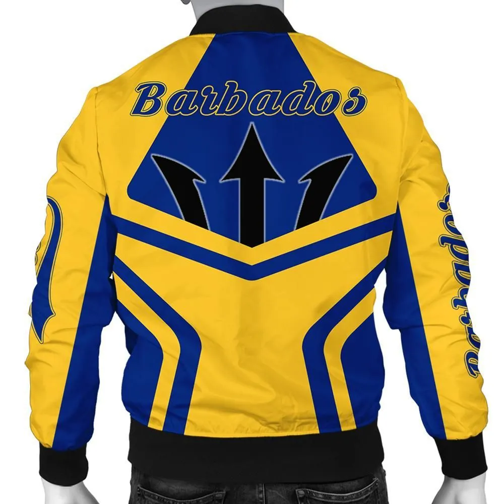 Barbados Coat Of Arms Men Bomber Jacket  My Style
