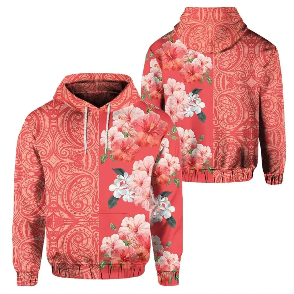 Alohawaii Hoodie - Hawaii Hibiscus Flower Polynesian - Hawaiian Hoodie - Curtis Style - AH - J2