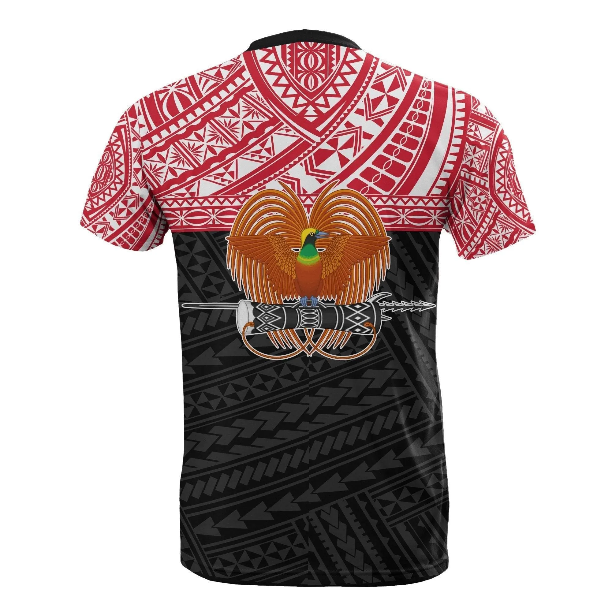 Papua New Guinea T shirt - Papua New Guinea Coat Of Amrs Polynesian Tattoo Style Style Style Style Style