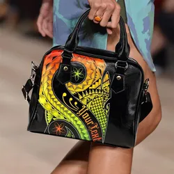Samoa Personalised Shoulder Handbag - Samoa Polynesian Decorative Patterns