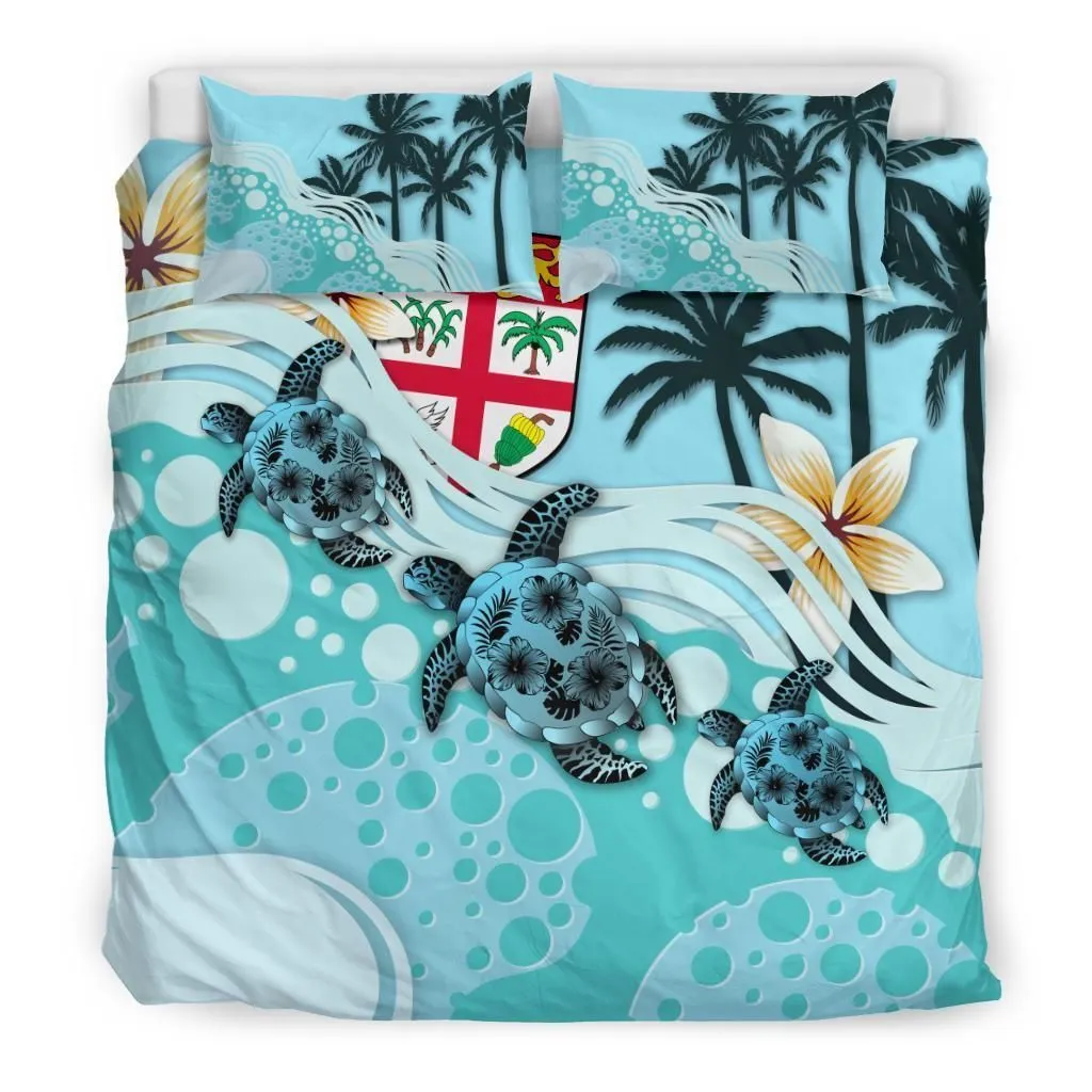 Polynesian Fiji Turtle Hibiscus No A Bedding Set Camli Njd