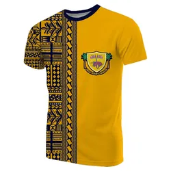 Niue Rugby T shirt Niue Hiapo Patterns No.2
