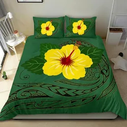 Polynesian Hibiscus Th Bedding Set Bevrbm