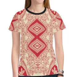 Hawaii T Shirt Polynesian Plumeria All Over Print T Shirts