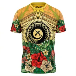 Vanuatu Polynesian Hibiscus T-Shirt T09