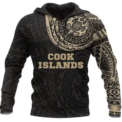 Cook Islands Polynesian Tattoo Style Hoodie Bt15