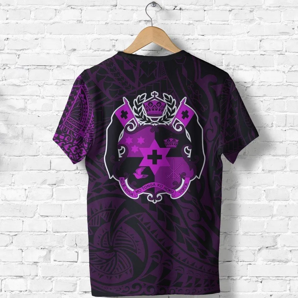 Tonga In My Heart Tattoo Style Special T shirt Pink