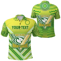 (Custom Personalised) Cook Islands Rugby Polo Shirt Creative Style