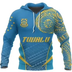 Tuvalu Active Special Hoodie - Tuvalu Coat Of Arms Flag Polynesian Tattoo