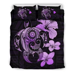Alohawaii Bedding Set Hibiscus Plumeria Mix Polynesian Pink Turtle Bedding Set Ah J1 Dhc1712734Dd