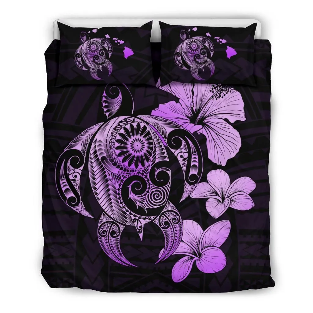 Alohawaii Bedding Set Hibiscus Plumeria Mix Polynesian Pink Turtle Bedding Set Ah J1 Dhc1712734Dd