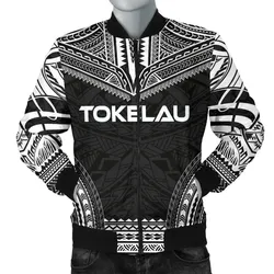 FamilyGater Jacket - Bomber Jacket Tokelau Polynesian Chief - Black Version - Bn10