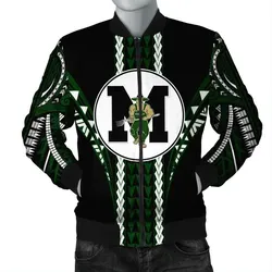 Alohawaii Jacket - Molokai High Football Jersey Bomber Jacket - AH - J2
