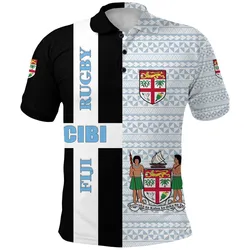 Fiji Rugby Polo Shirt Cibi Version