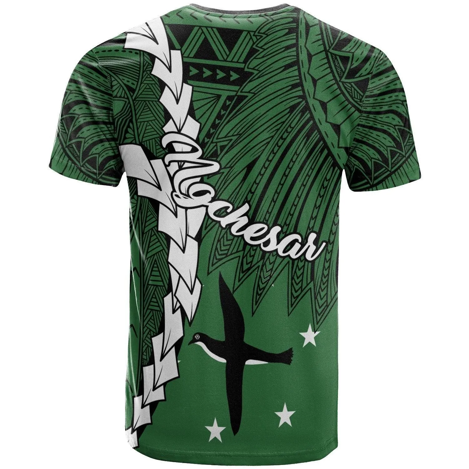 Palau Ngchesar Polynesian T shirt - Tribal Wave Tattoo