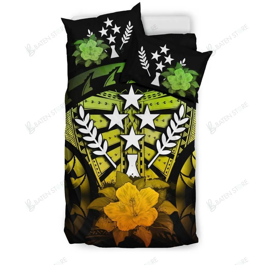 Kosrae Reggae Hibiscus Bedding Set Bedroom Decor