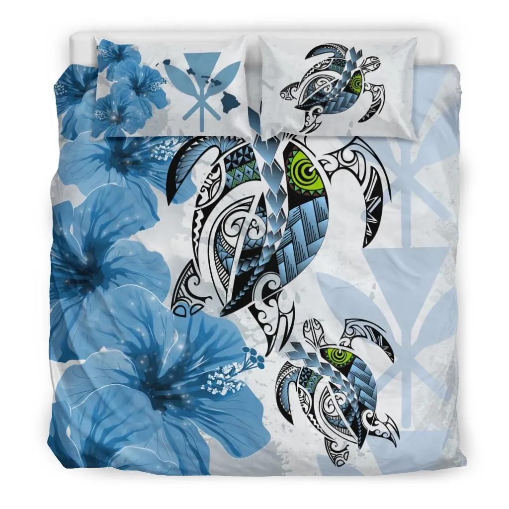 Polynesian Hawaii Polynesia Turtle Hibiscus A Bedding Set Camlids