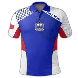 Polynesian Pride Polo Shirt - Samoa Polo Shirt Samoa Pea Tatau Rugby Polo Shirt