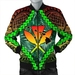 Alohawaii Jacket - Hawaii Kanaka Kakau Tropical Polynesian Bomber Jacket - AH - J4R