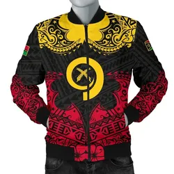 Vanuatu Mens Bomber Jacket Melanesia Islands Paradise