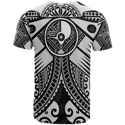 Yap Custom Personalised T shirt - White Seal with Polynesian Tattoo