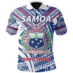 (Custom Personalised) Manu Samoa Polo Shirt Samoa Simple Rugby