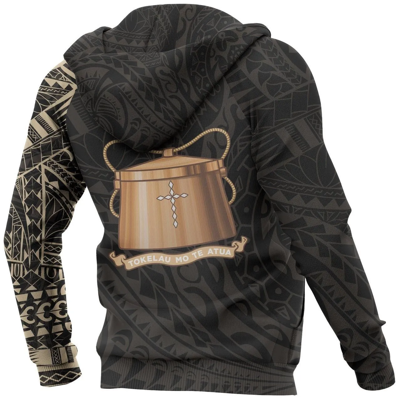 Tokelau Hoodie - Tokelau Polynesian Tattoo Style
